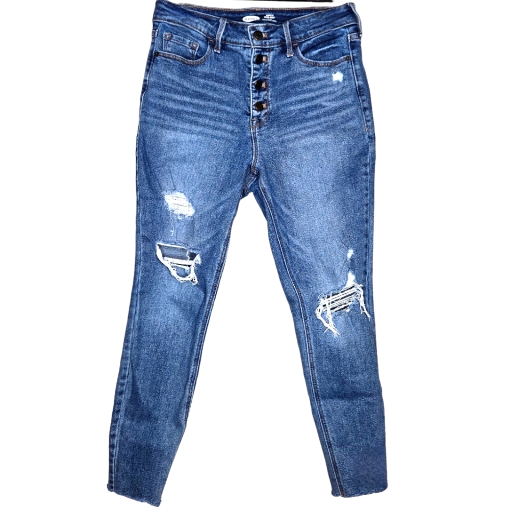 Old Navy Rocks Star Super Skinny High Rise size 8 jeans